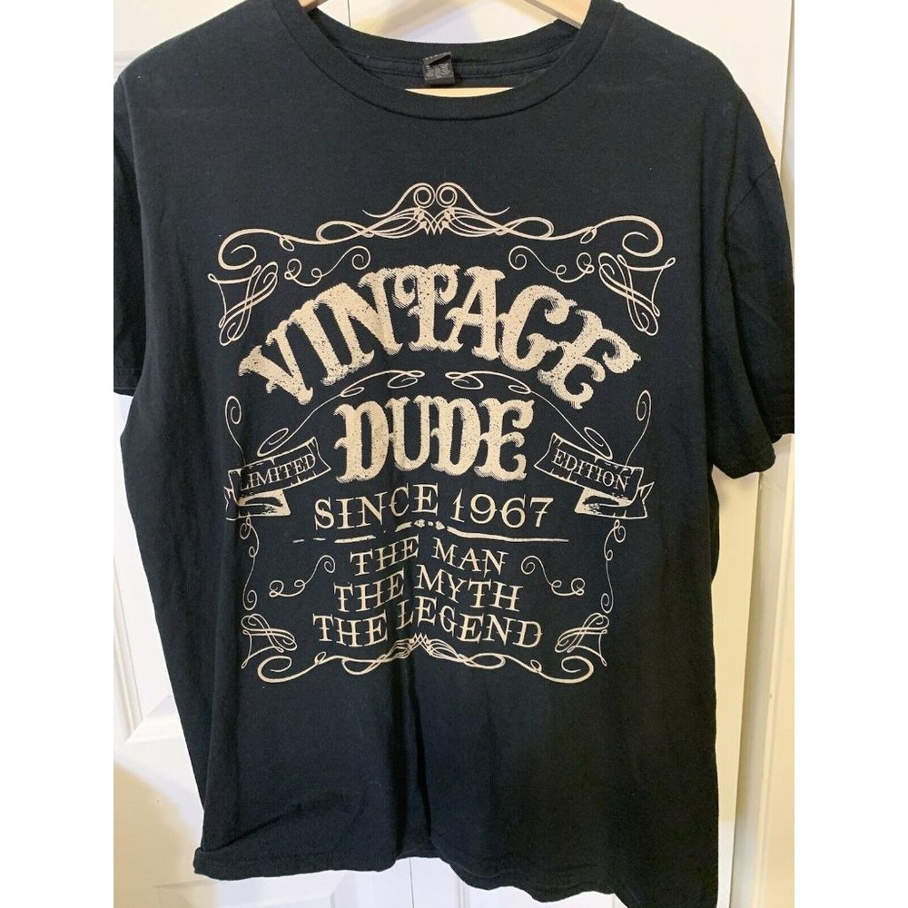 Vintage Dude T Shirt Men’s‎ Sz L Since 1967 the man the myth the legend